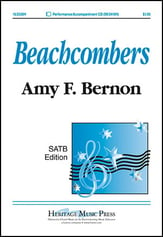 Beachcombers SATB choral sheet music cover